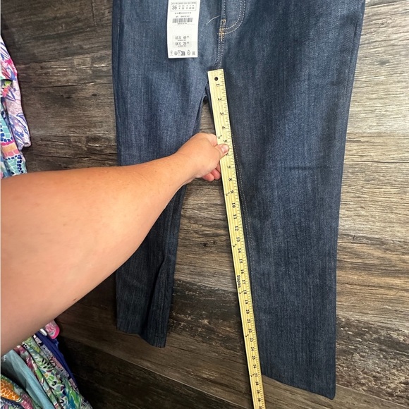 Zara Women's Dark Blue Boot Cut High Waist Jeans - Picture 7 of 7